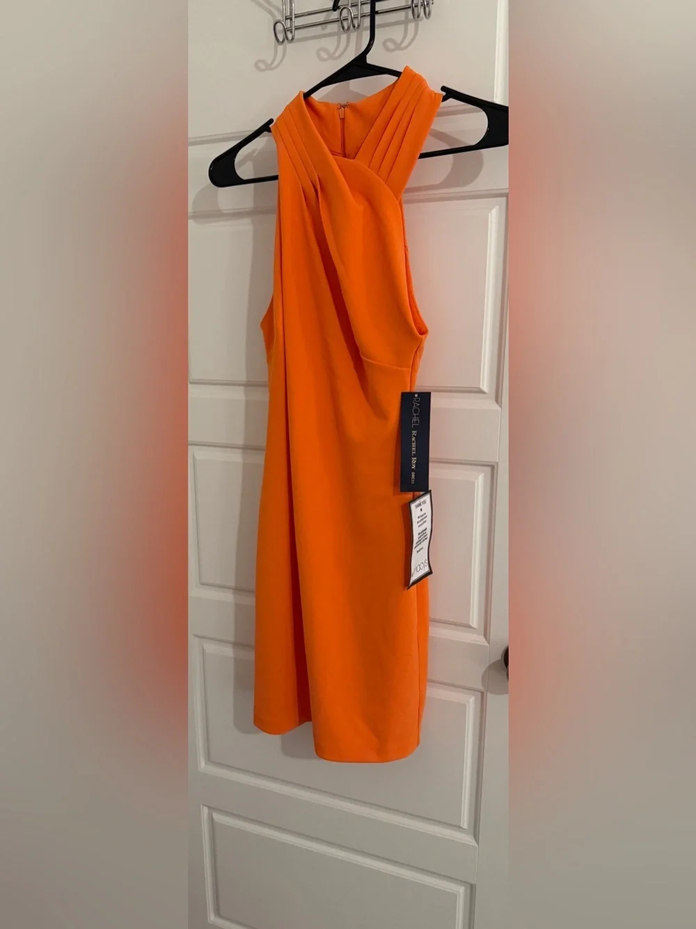 RACHEL Rachel Roy Harland Crossover Halter Mini Dress- NWT– XS, S, M, XL